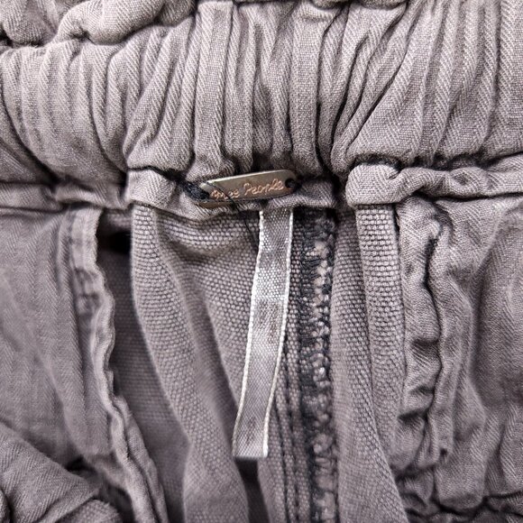 Free People Paper Bag Pant Small Drawstring Margate Pleated Trousers Drawstring - Picture 12 of 15